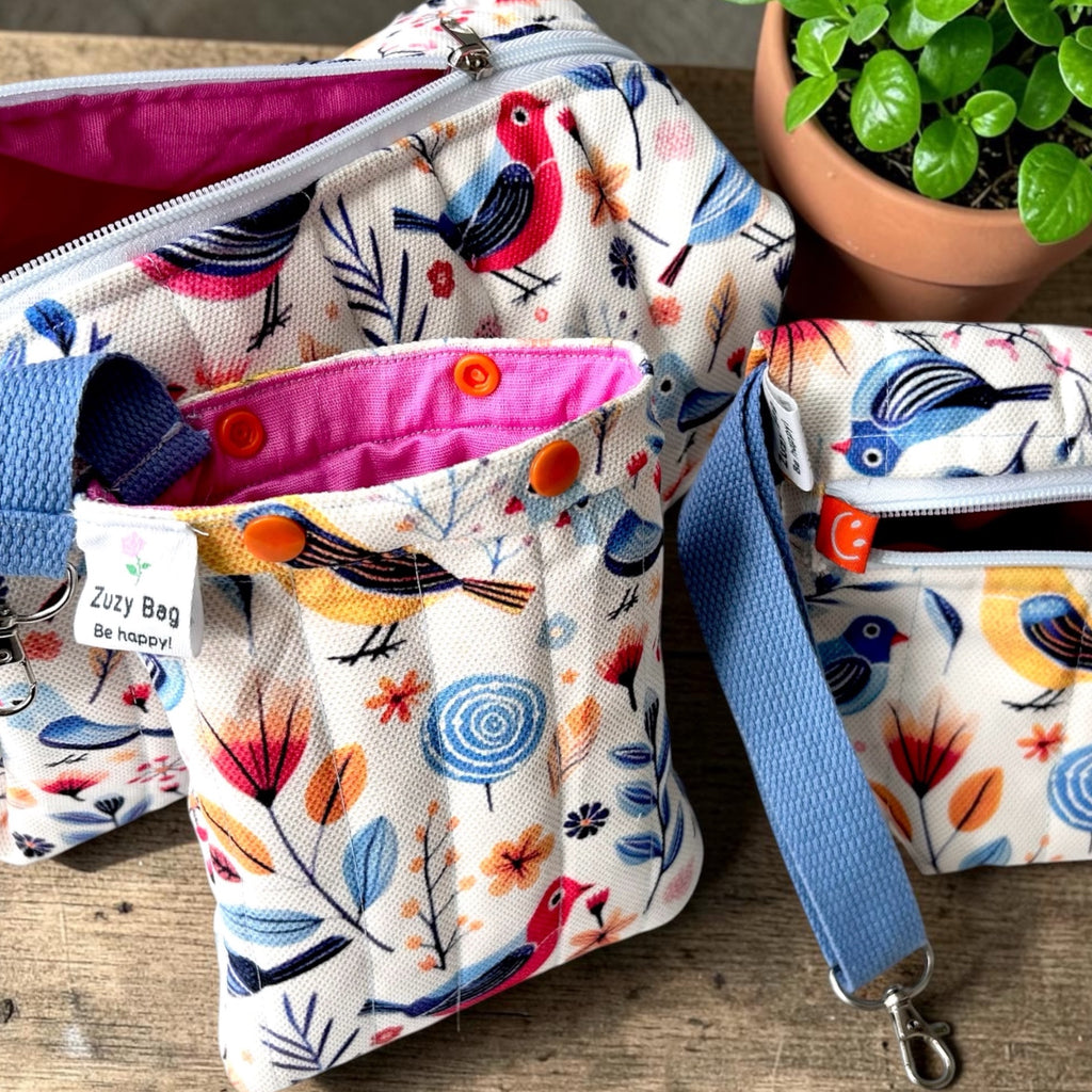Birdie Zuzy Set – Set 3 Accesorii Matlasate Handmade