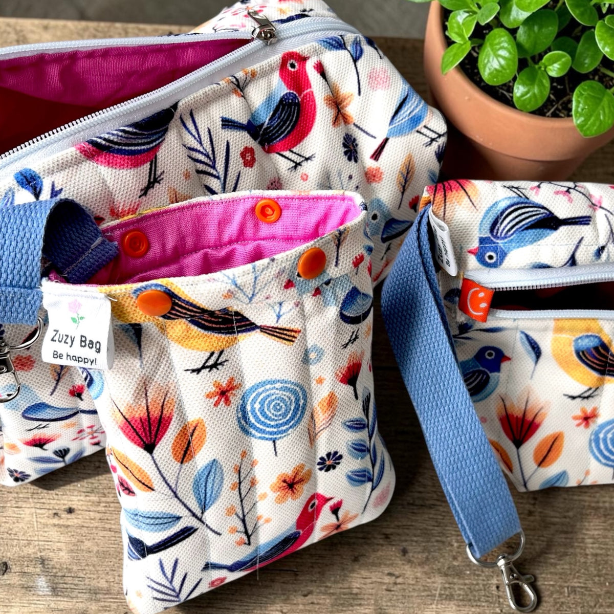 Birdie Zuzy Set – Set 3 Accesorii Matlasate Handmade