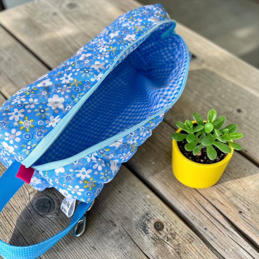 Happy Blue Zuzy — Geantă de cosmetice matlasată